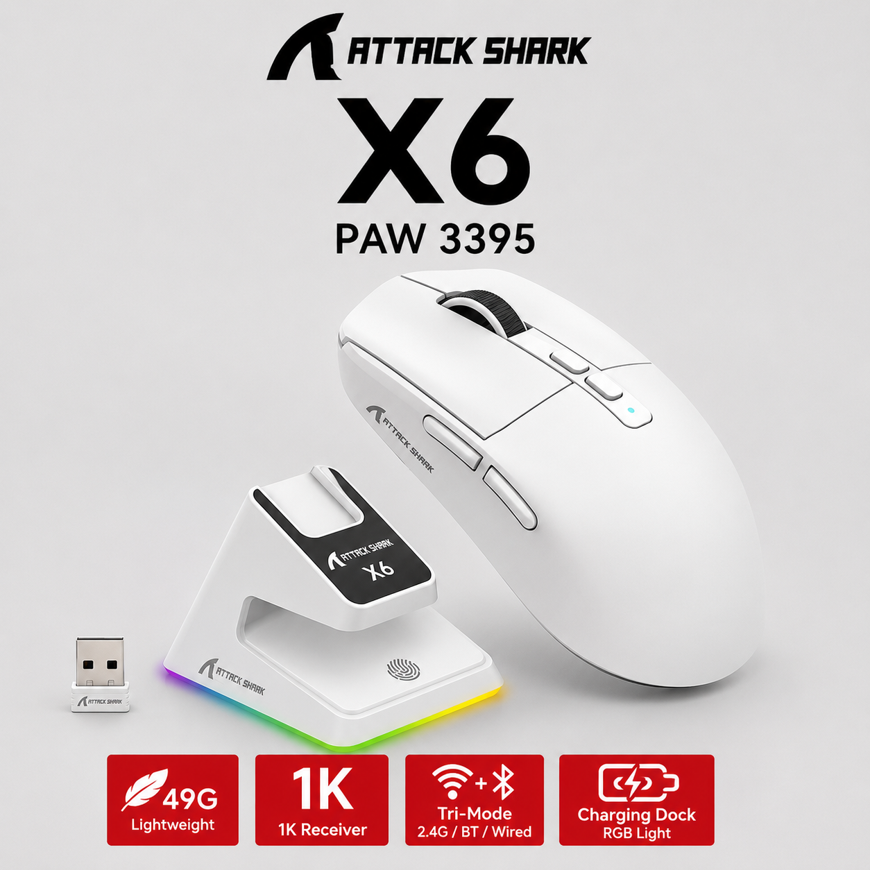 ATTACK SHARK X6