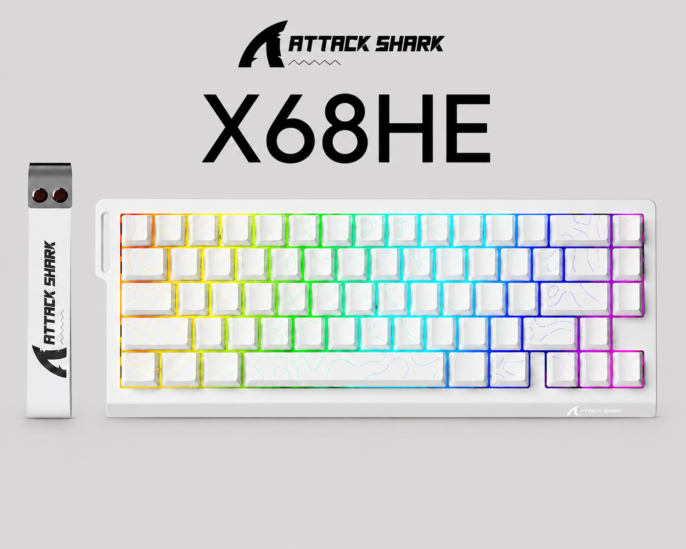 ATTACK SHARK X68 HE Rapid Trigger Keyboard Magnetic Switch