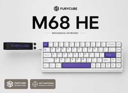 FURYCUBE M68 HE Magnetic Switch Mechanical Gaming Keyboard