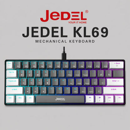 JEDEL KL69 Mechanical Gaming Keyboard - Blue Switch