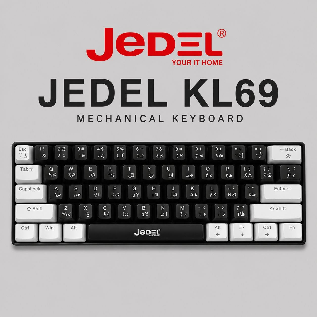 JEDEL KL69 Mechanical Gaming Keyboard - Blue Switch